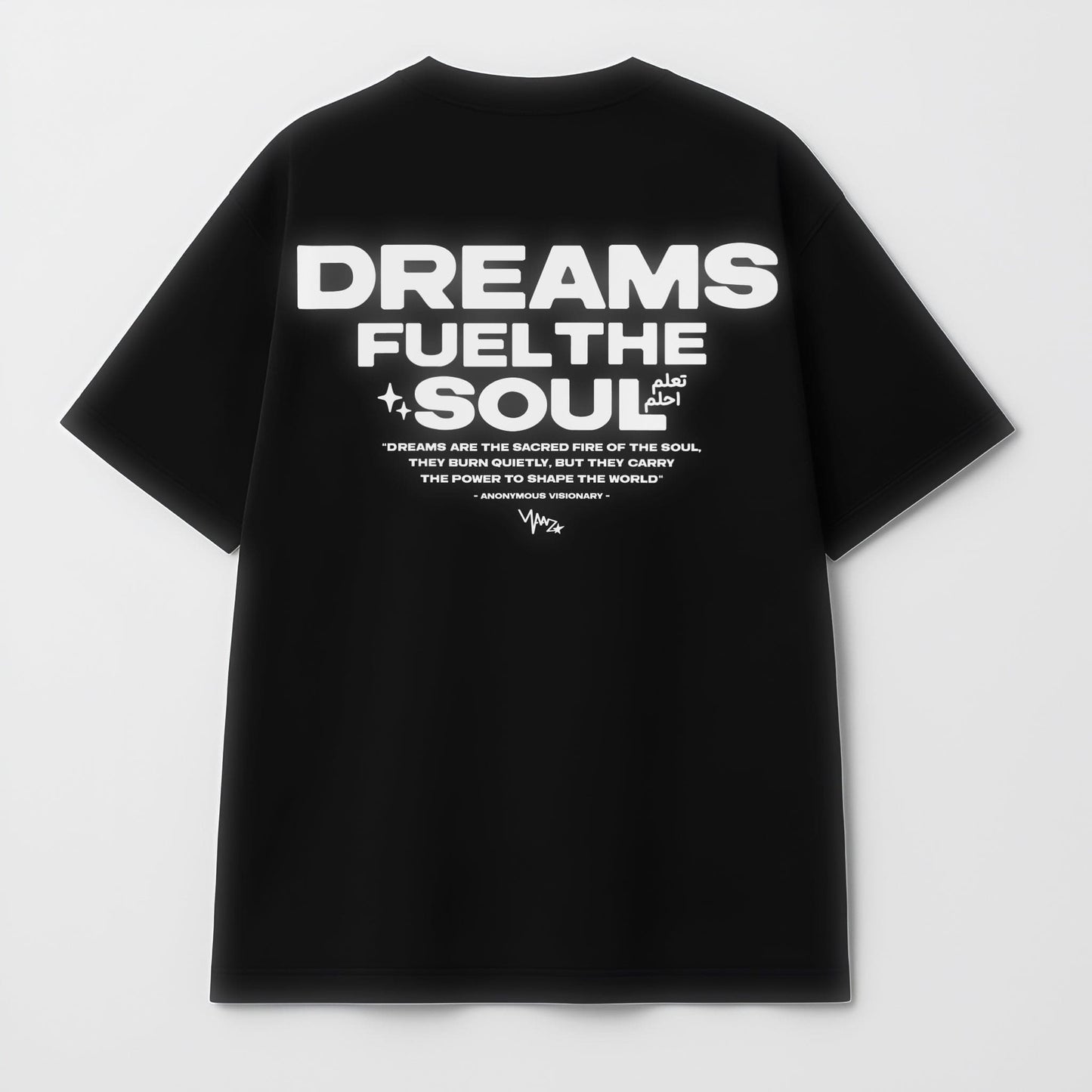 Oversized Black T-Shirt – DREAMS