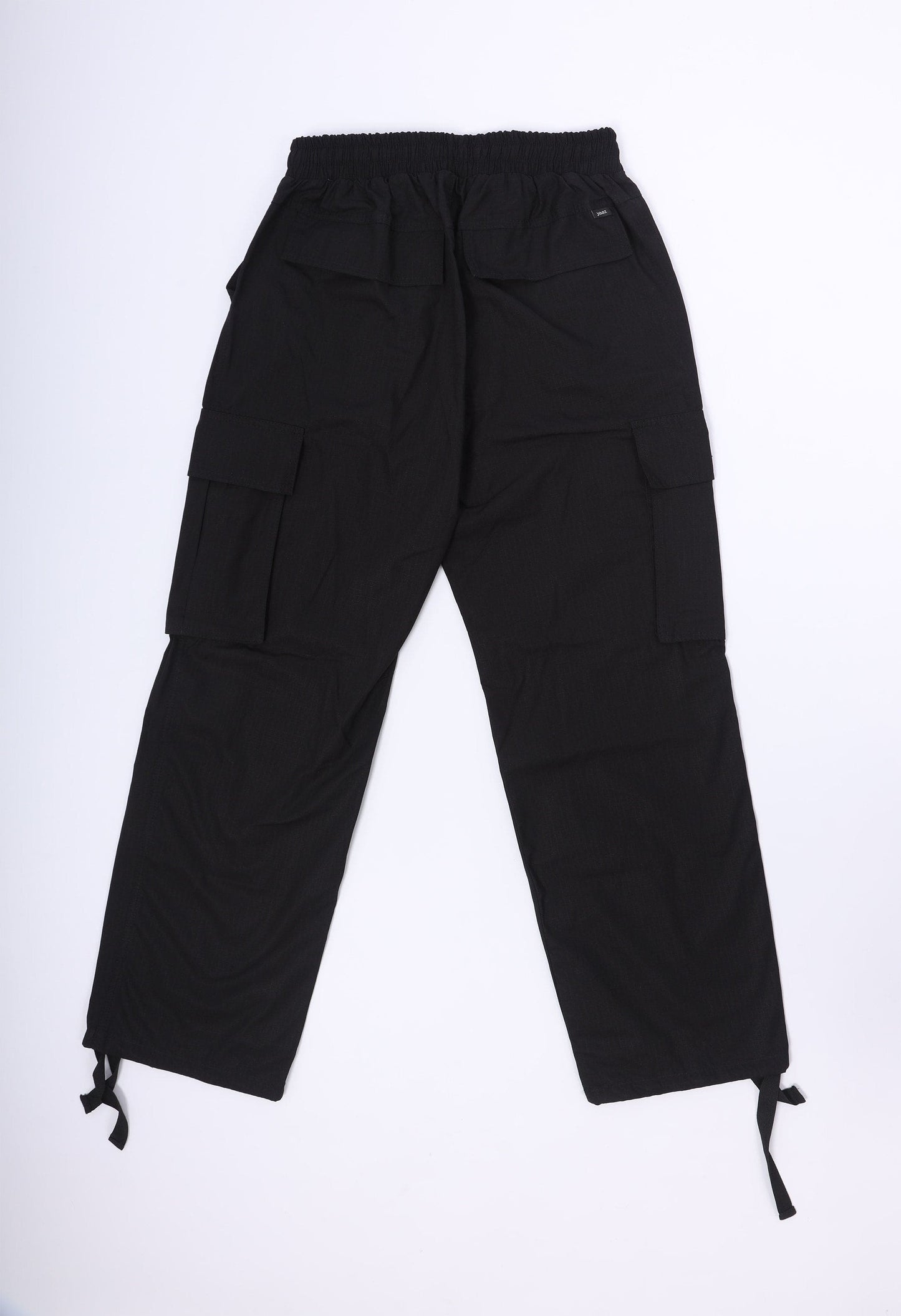 Pantalon cargo en tissu ripstop -Noir- Relaxed fit