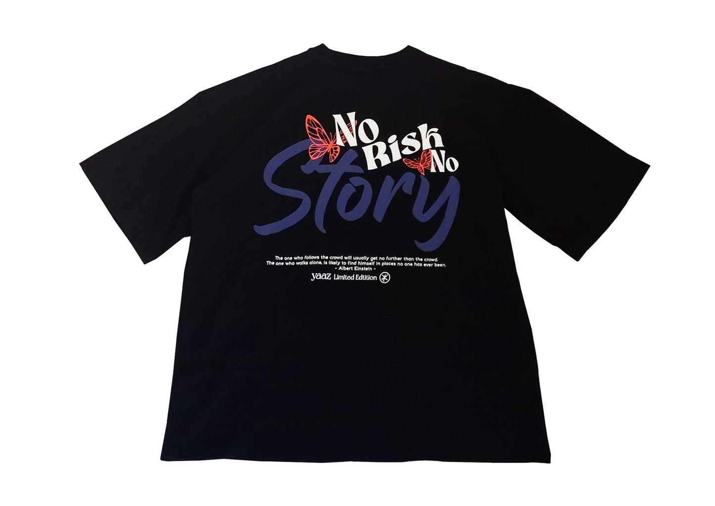 T-shirt oversize - No risk No story